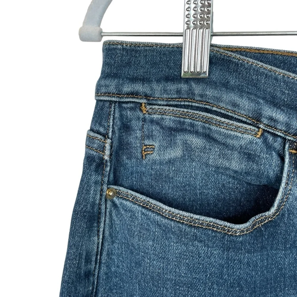 Frame Le High Straight Raw Hem Jeans - Picture 4 of 8
